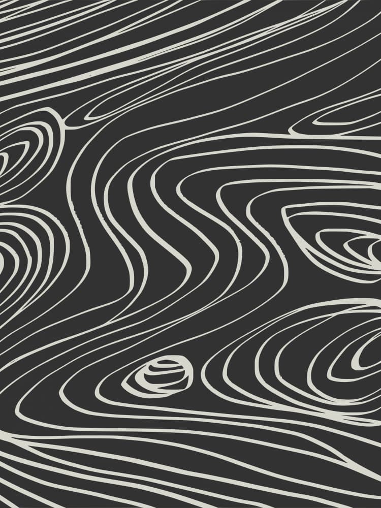 Wavy Organic Pattern by Little Dean — canvas wall art