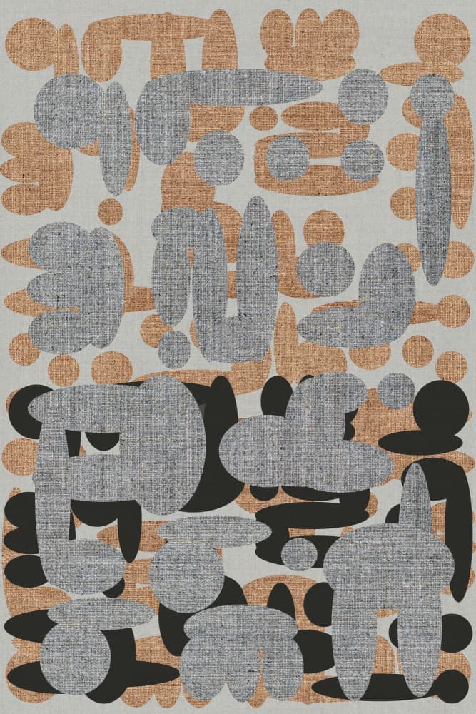 Modern Organic Forms by casa cartissi — canvas wall art