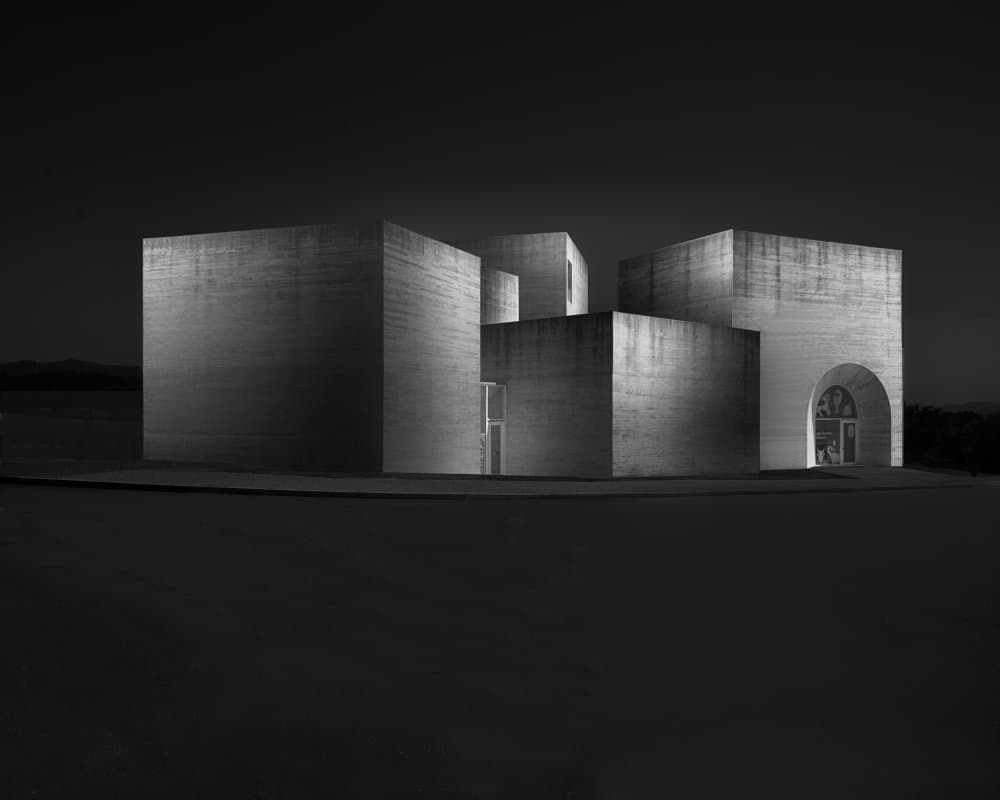 Stark Concrete Architecture by Olavo Azevedo — canvas wall art
