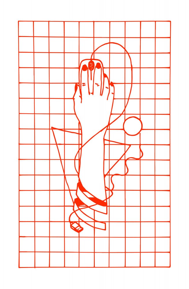 Digital Hand Connection by Robert Farkas — canvas wall art