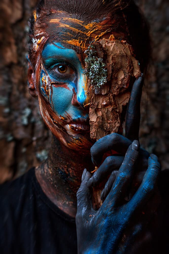 Earthy Spirit Portrait by Ivan Kovalev — canvas wall art
