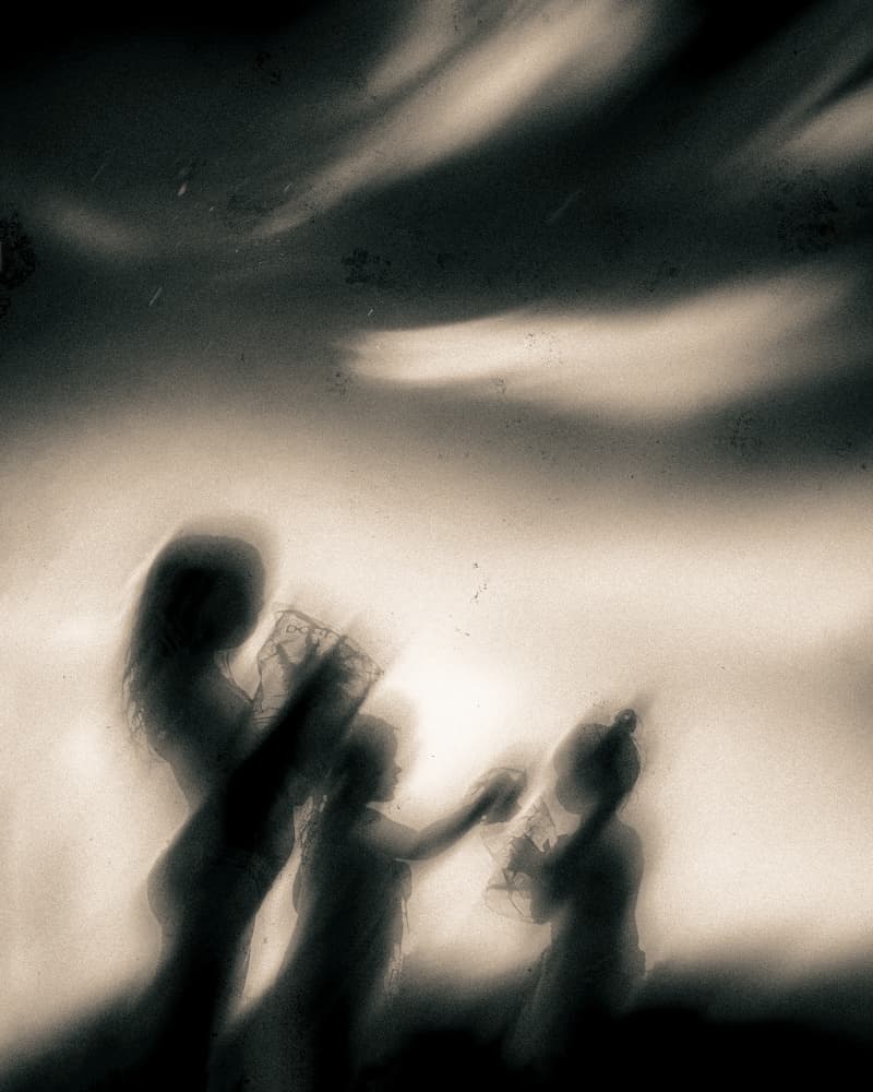 Ethereal Dancing Shadows by Leah Guo — canvas wall art