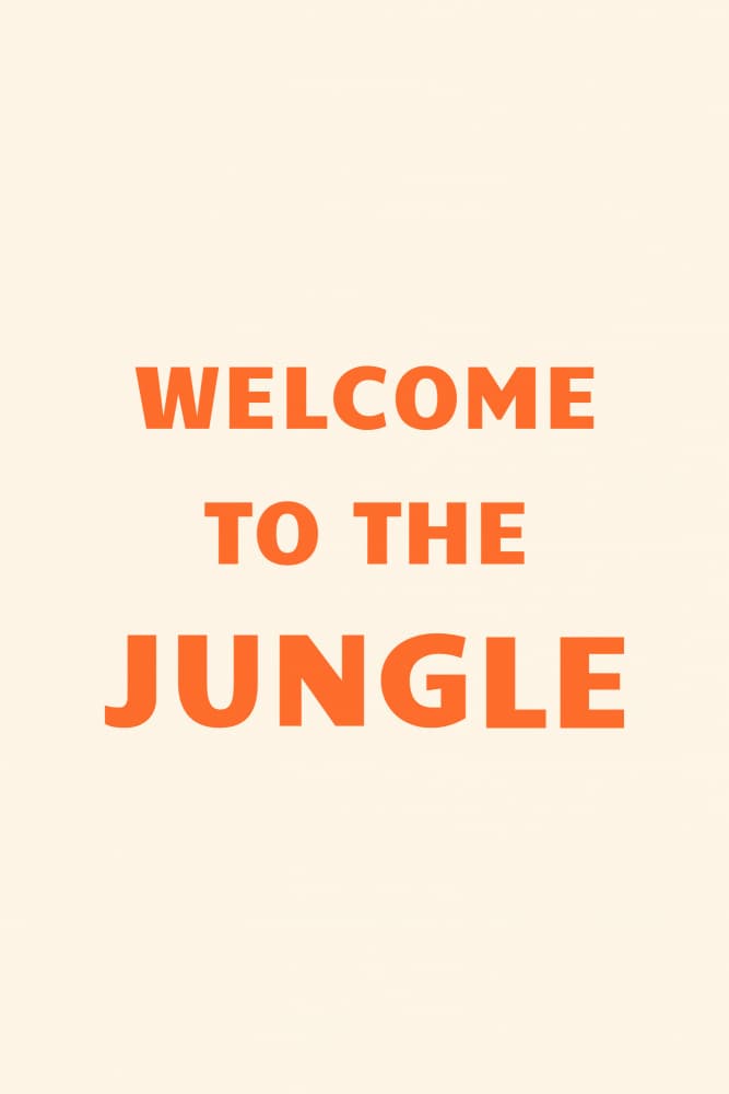 Welcome to the Jungle by Karen Menzenbach — canvas wall art