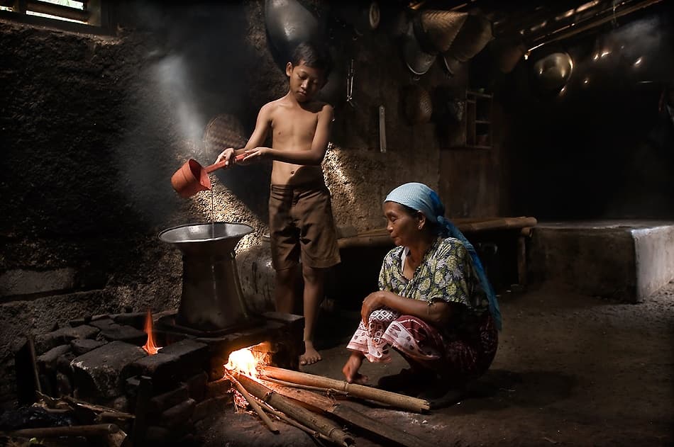 Traditional Home Cooking by Raymond Sitanggang — canvas wall art