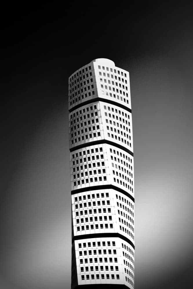 Twisted Modern Skyscraper by Jorge Pimenta — canvas wall art