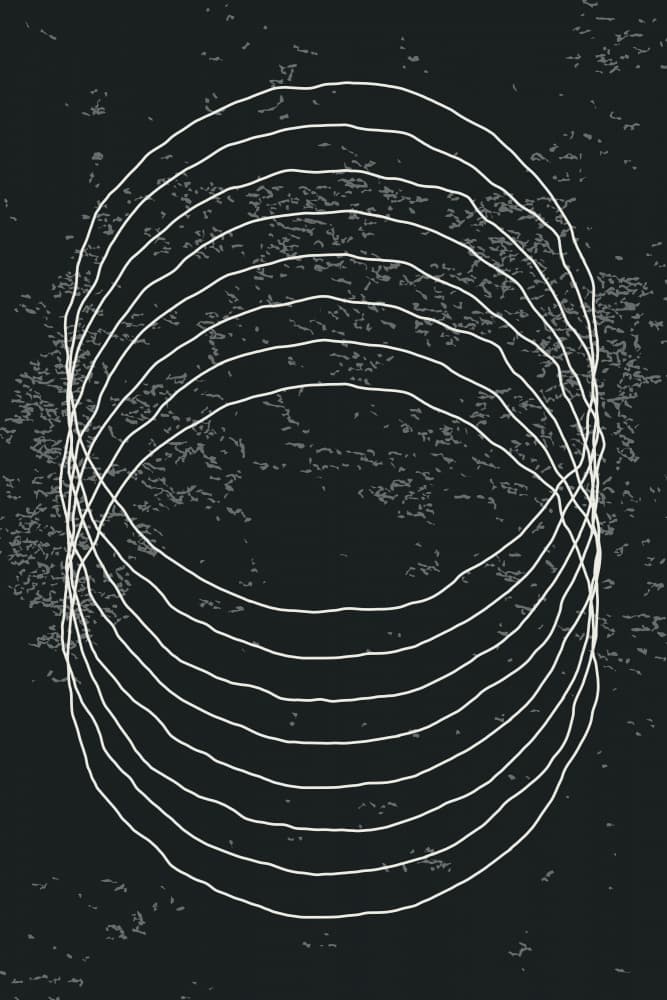 Abstract Stacked Ovals by jay stanley — canvas wall art