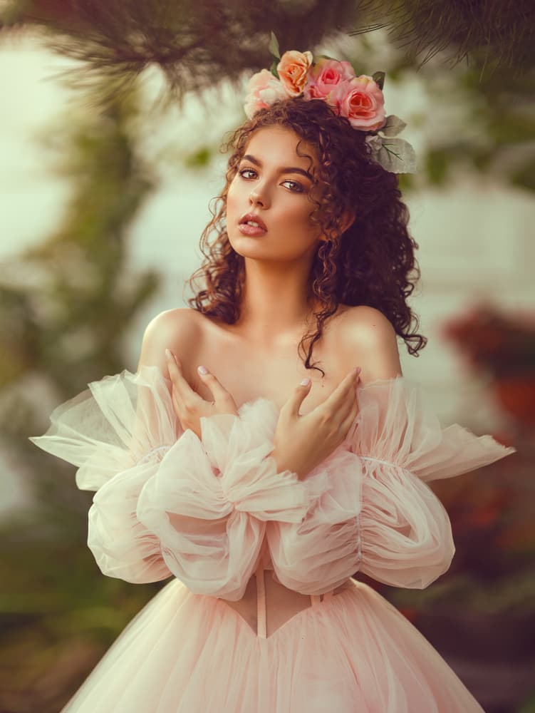 Ethereal Garden Princess by Adalia Fedur — canvas wall art