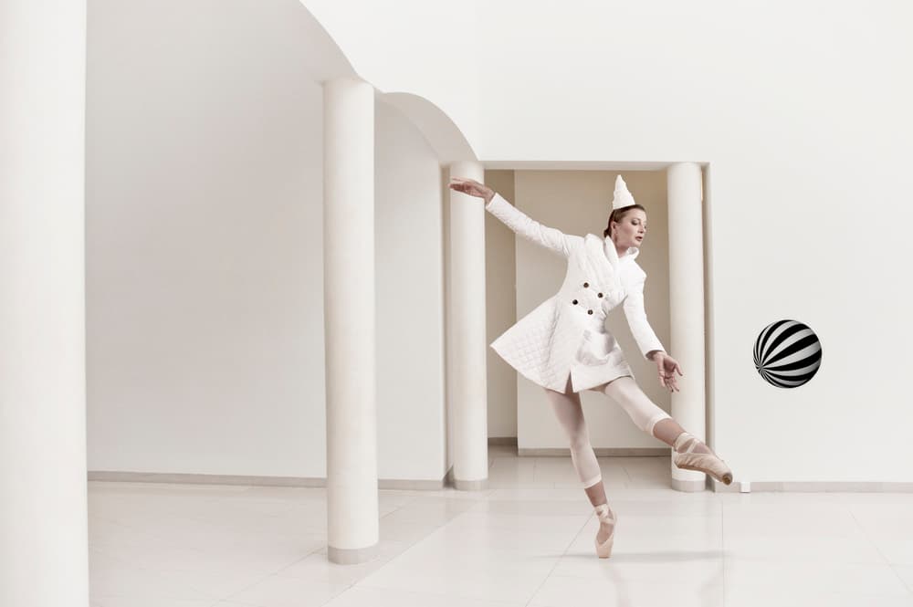 Whimsical Ballerina Dance by Christine von Diepenbroek — canvas wall art
