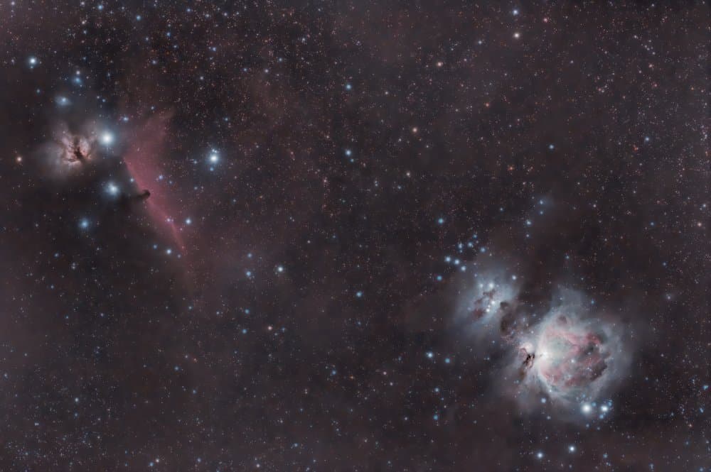 Orion Horsehead Nebulae by Basudeb Chakrabarti — canvas wall art