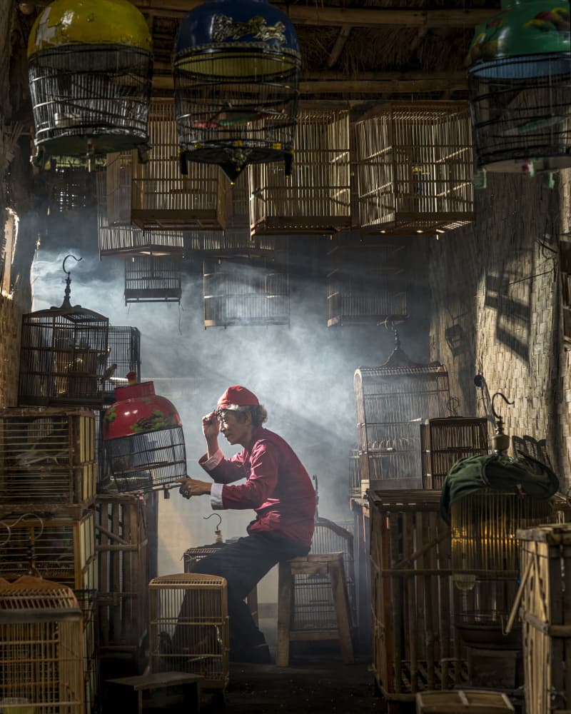 Artisan's Smoky Workshop by Magdalena Fifi — canvas wall art