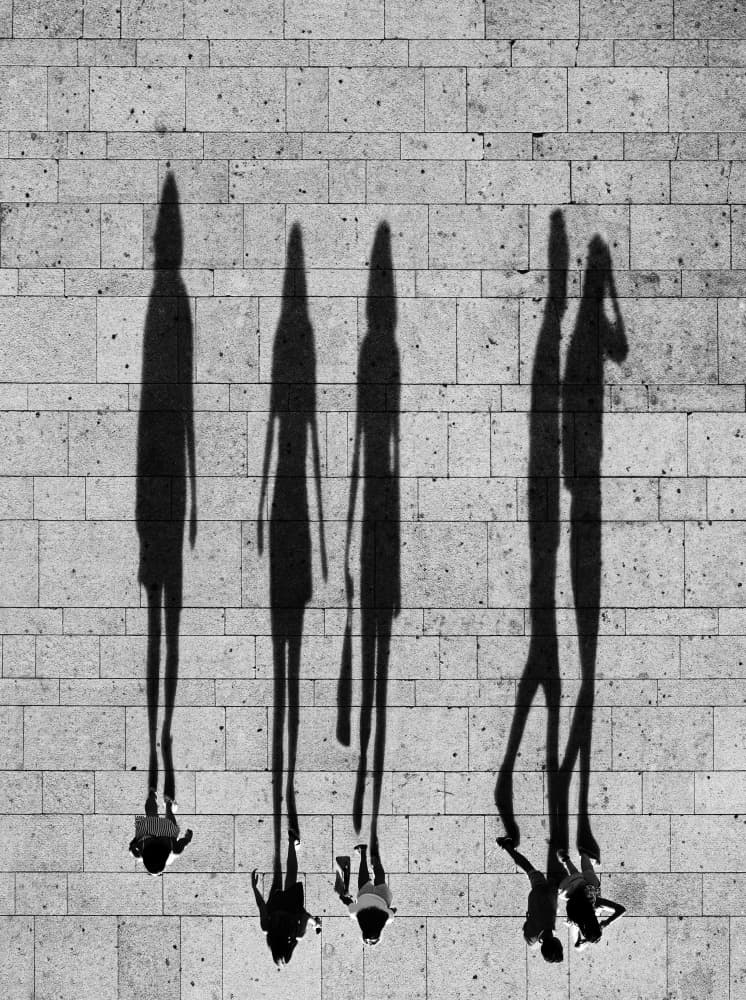 Long Street Shadows by Jorge Pena — canvas wall art