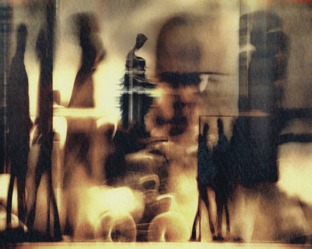 Warm Abstract Motion by The Jar - Geir Jartveit — canvas wall art