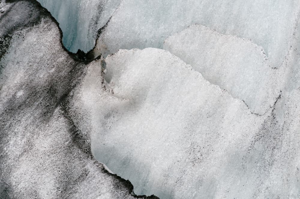 Frozen Glacier Texture by Photolovers — canvas wall art