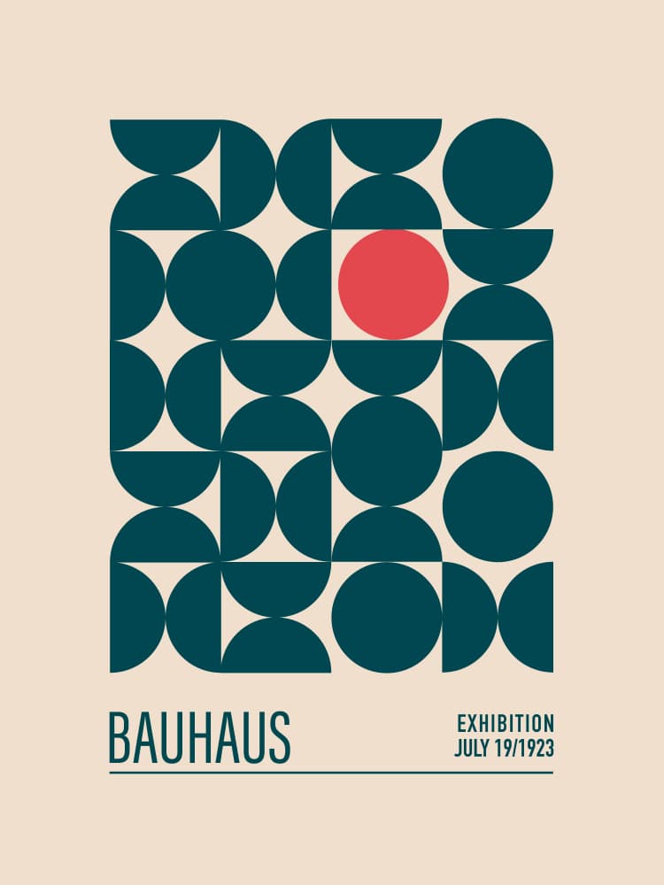 Geometric Harmony by Emel Tunaboylu — canvas wall art