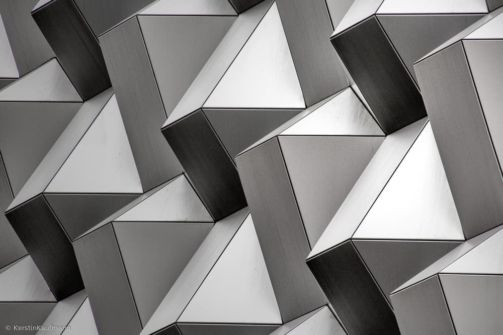 Dimensional Geometric Shapes by Kerstin Kaufmann — canvas wall art