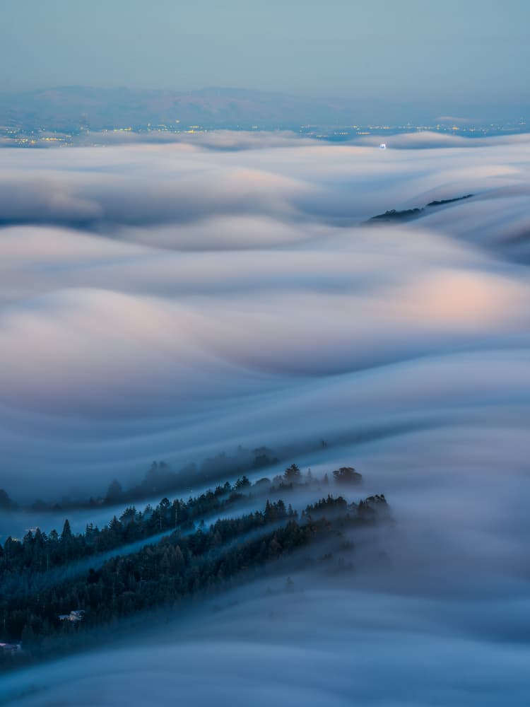 Ethereal Cloud Inversion by Catherine Lu — canvas wall art