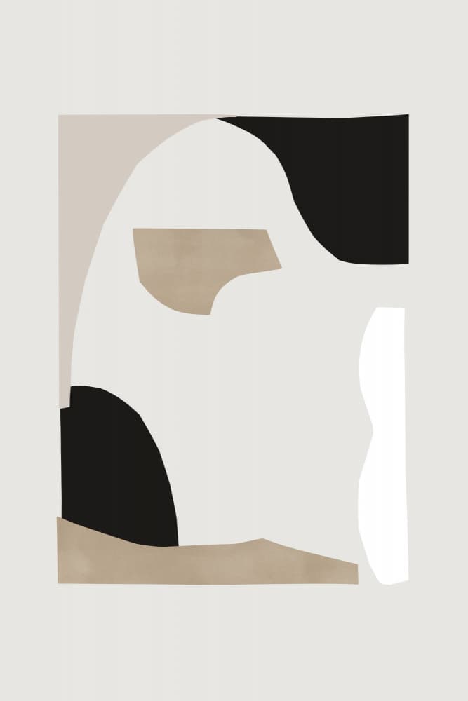 Abstract Shapes 2 by Mareike Böhmer — canvas wall art