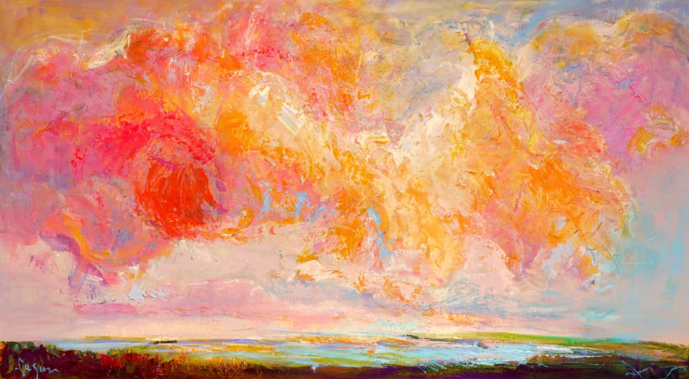 Fiery Skyscape by Dorothy Fagan — canvas wall art