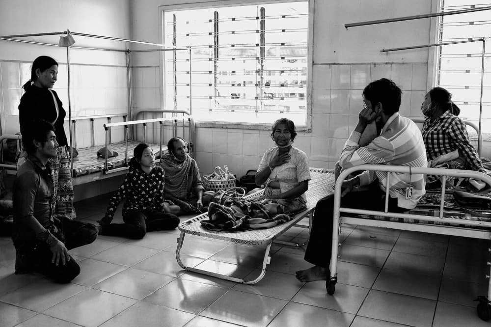 Quiet Hospital Conversations by Shinji Isobe — canvas wall art