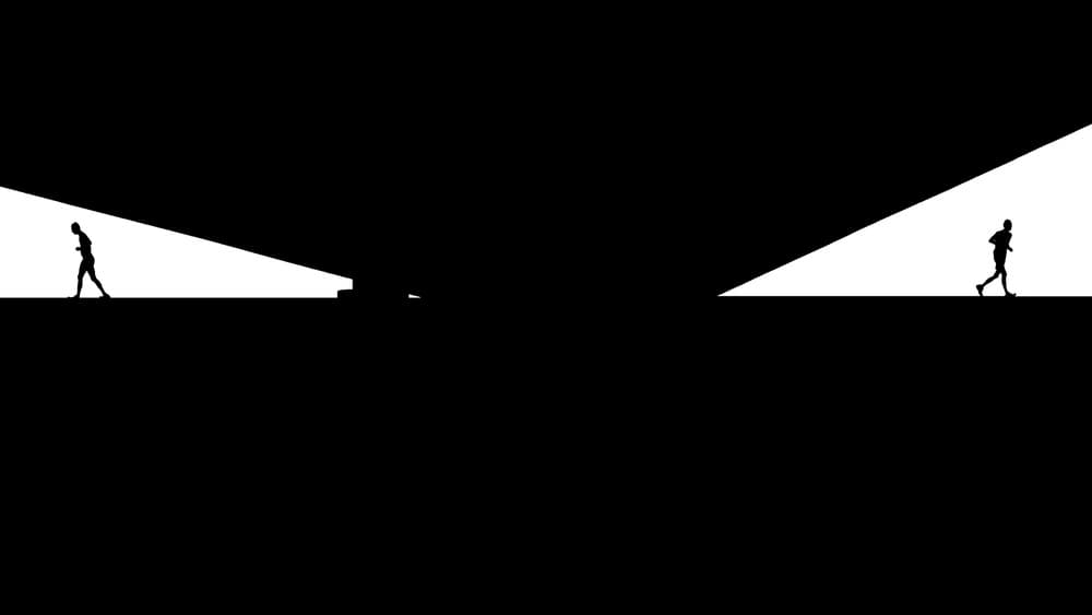 Divided Light Journeys by Klaus Lenzen — canvas wall art