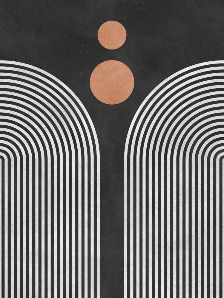 Desert Arches Abstract by Vitor Costa — canvas wall art