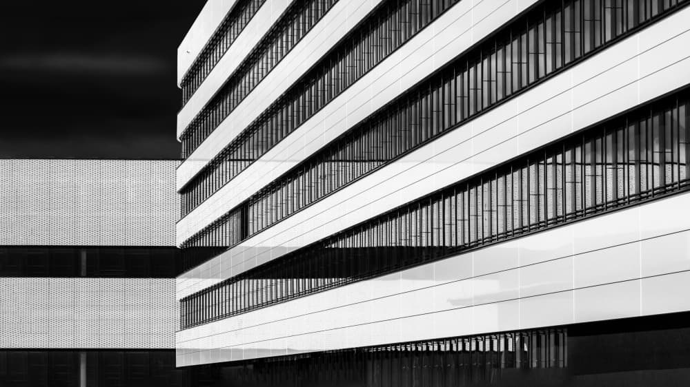 Geometric Urban Architecture by Stephan Rückert — canvas wall art