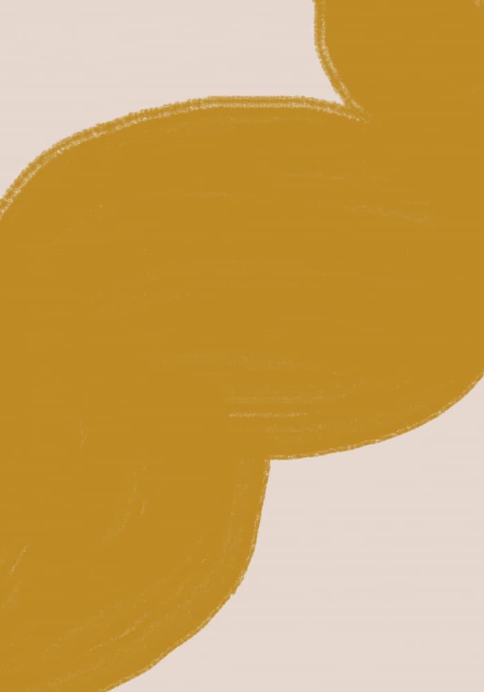 Golden Swirl Path by THE MIUUS STUDIO — canvas wall art