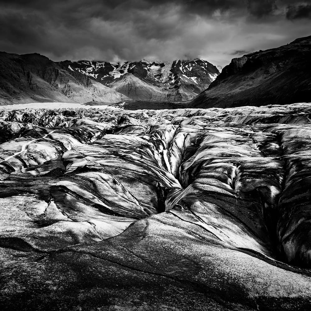 Dramatic Glacial Landscape by George Digalakis — canvas wall art
