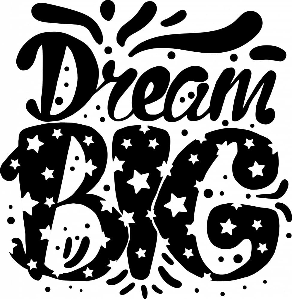 Dream Big Stars by Marika Barsrsind — canvas wall art