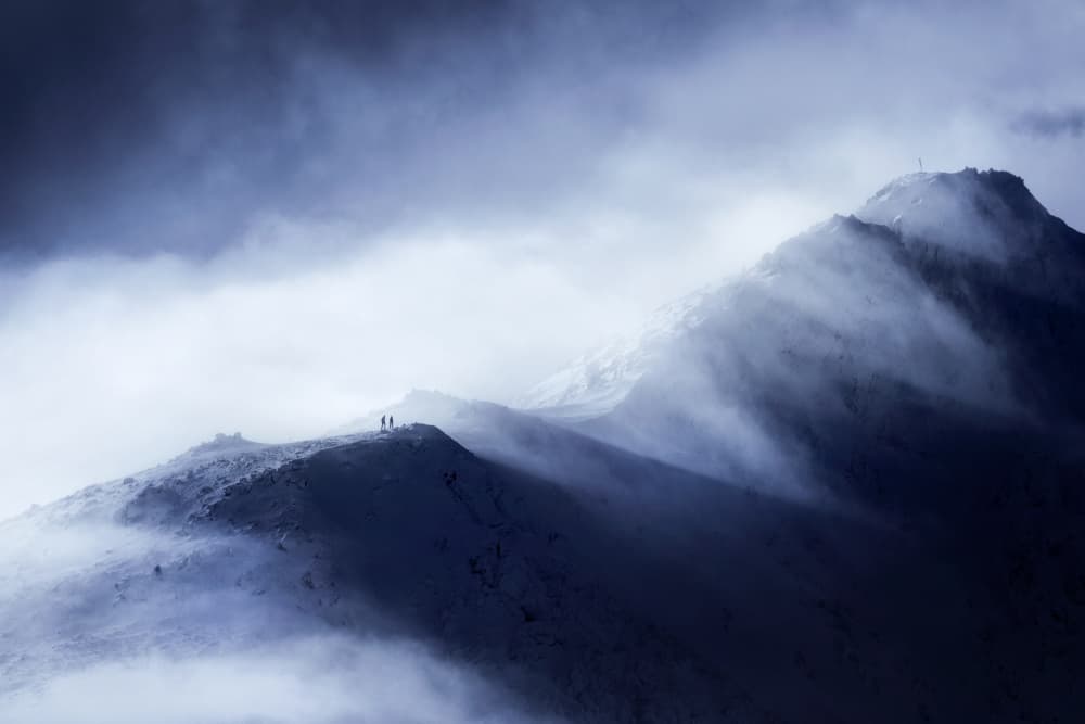 Misty Mountain Ridge by David Ilkovic EP AFIAP — canvas wall art