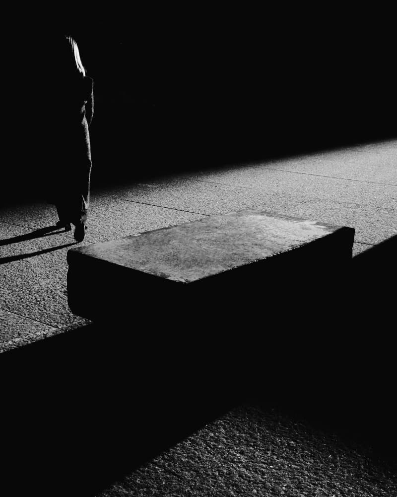 Mysterious Urban Silhouette by Katsuhiro Kojima — canvas wall art