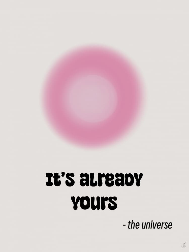 It's Already Yours Aura by Anne-Marie Volfova — canvas wall art