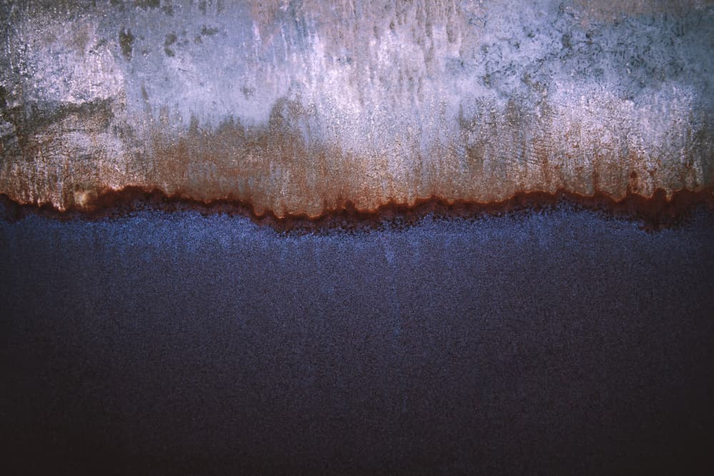Rusted Blue Horizon by Tim Mossholder — canvas wall art