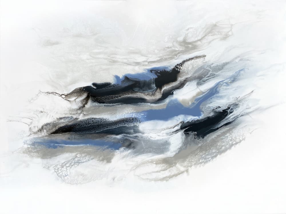 Fluid Abstract Flow by Alyson Storms — canvas wall art