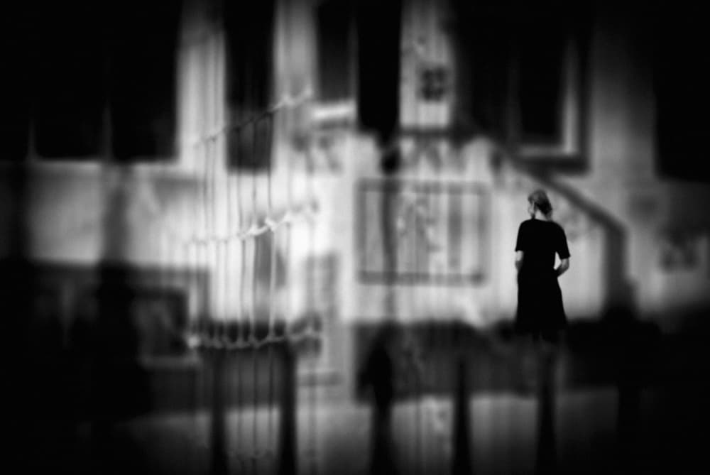 Solitary City Walk by Milena Seita — canvas wall art