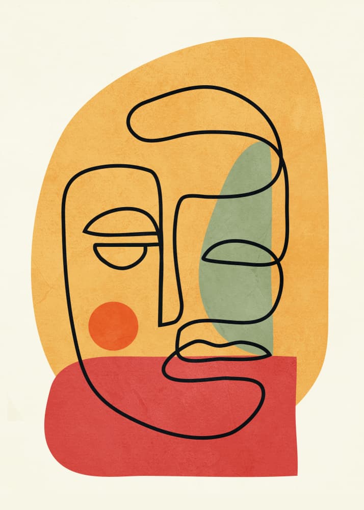 Abstract Faces 8 by City Art — canvas wall art