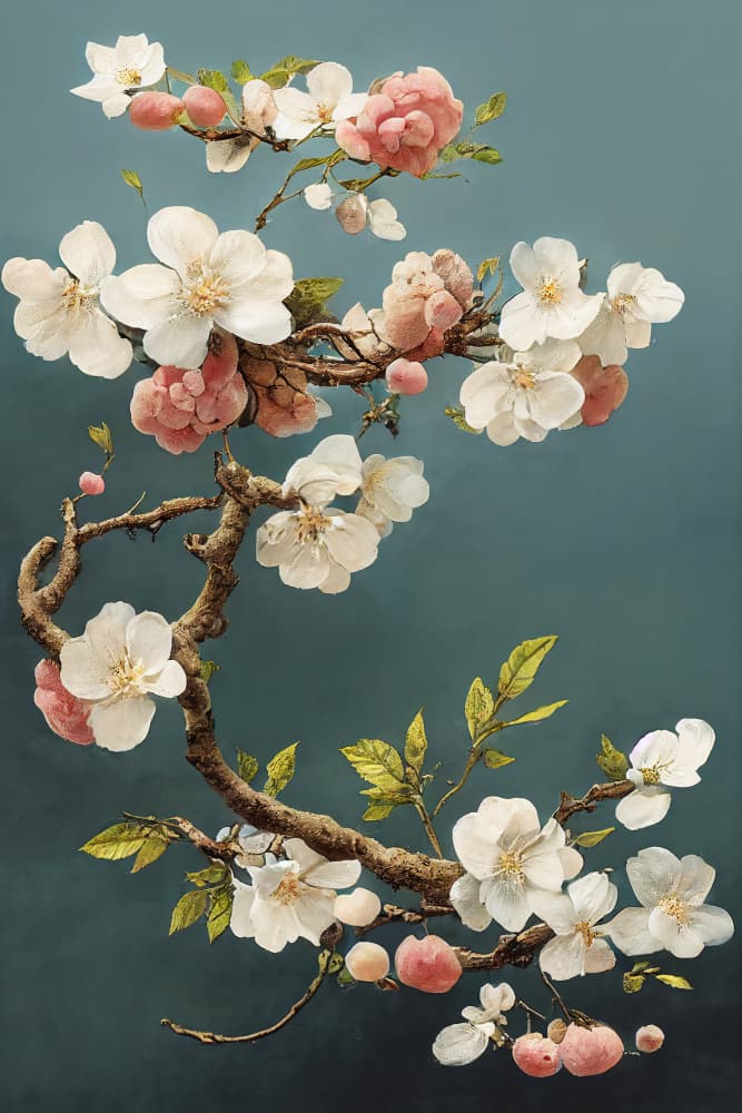Blossom Symphony by Treechild — canvas wall art