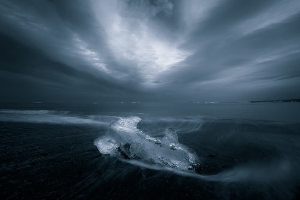Glacial Ice Beach by Chao Feng 天馬 — canvas wall art