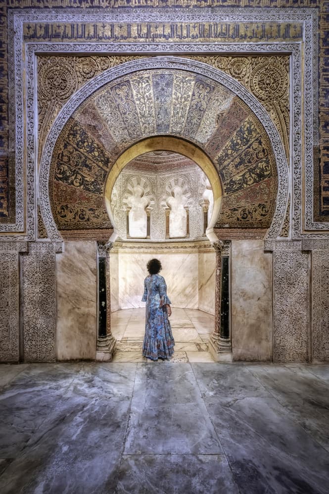 Moorish Archway Grandeur by Juan Luis Seco — canvas wall art