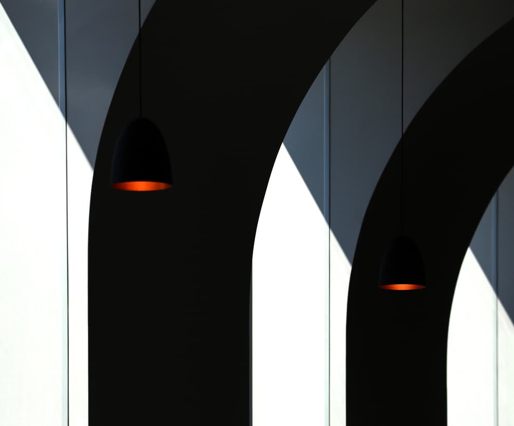 Dark Arches Warm Glow by Anna Niemiec — canvas wall art