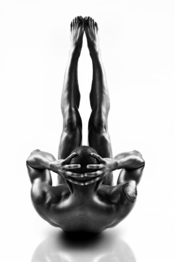 Upward Strength Pose by JLP — canvas wall art