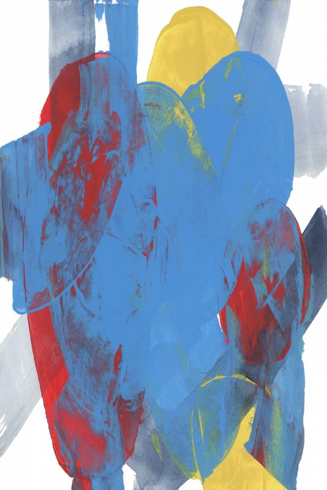 Dynamic Color Strokes by cartissi — canvas wall art