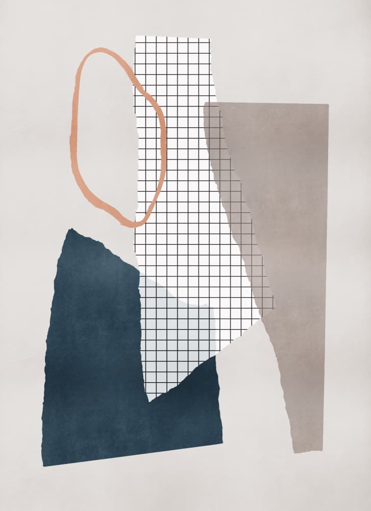 Pieces 18 by Mareike Böhmer — canvas wall art