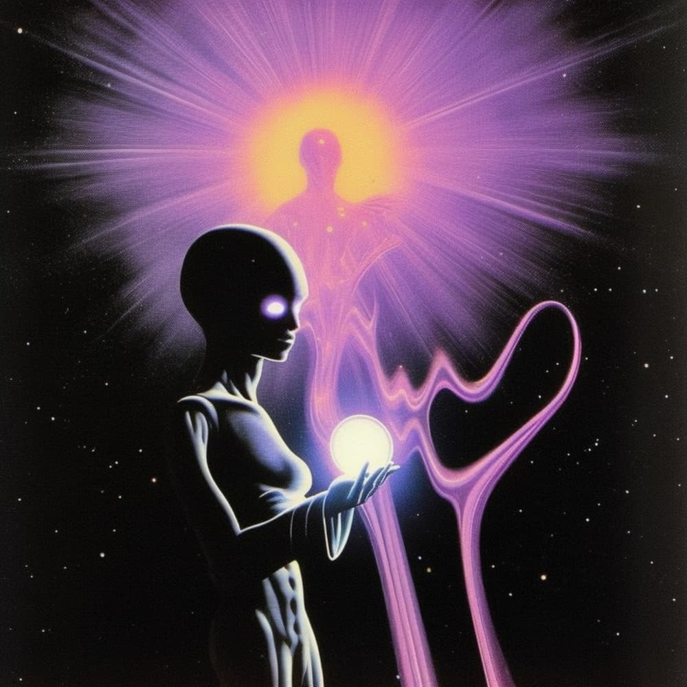 Cosmic Spirit Orb by Samantha Hearn — canvas wall art