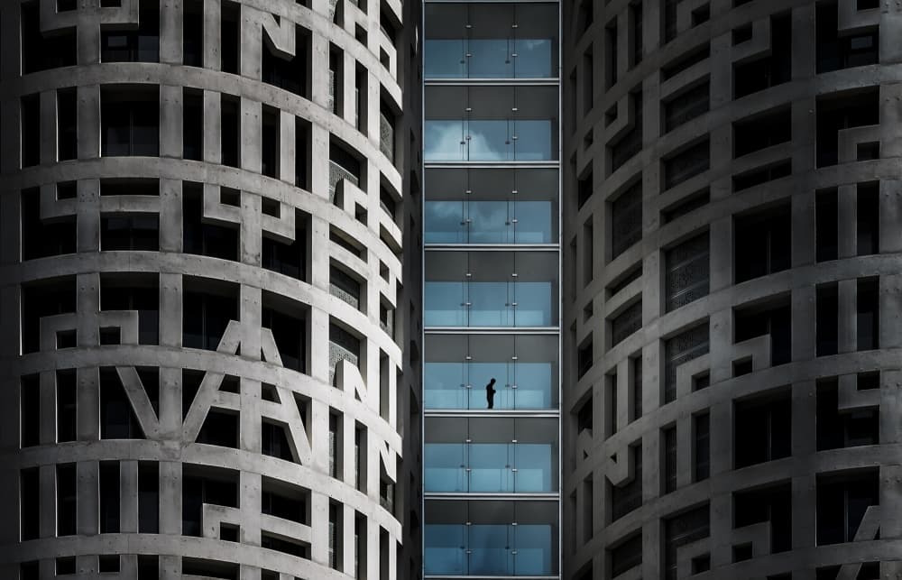 Modern Concrete Solitude by Vladi Garcia — canvas wall art