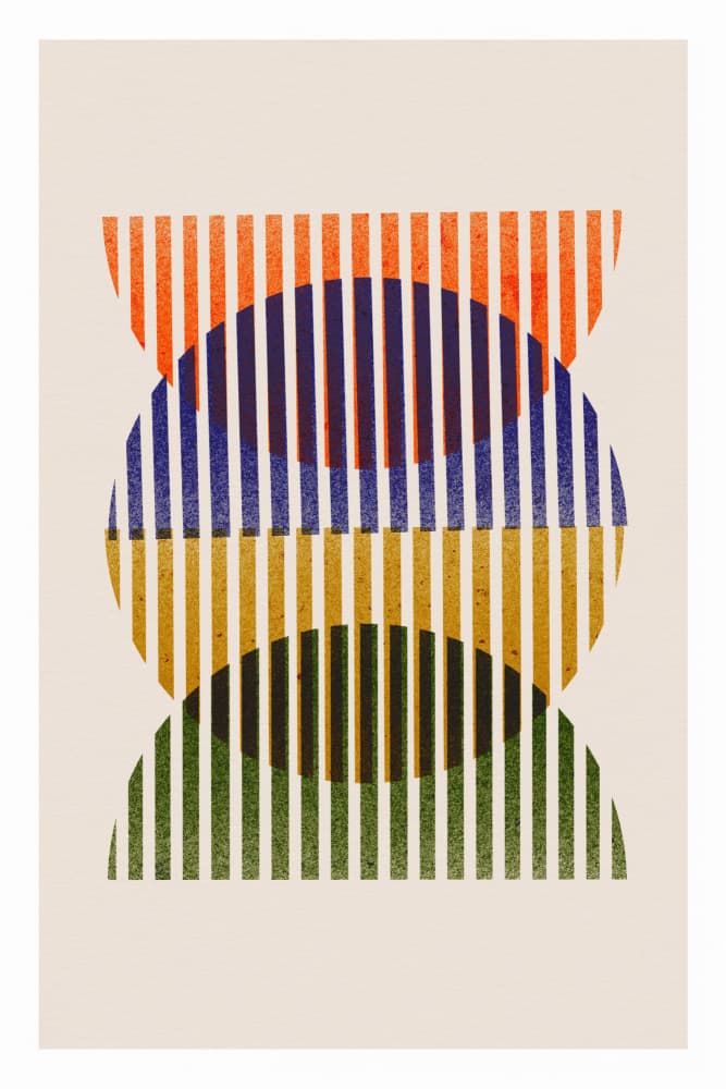 Striped Spectrum by Treechild — canvas wall art