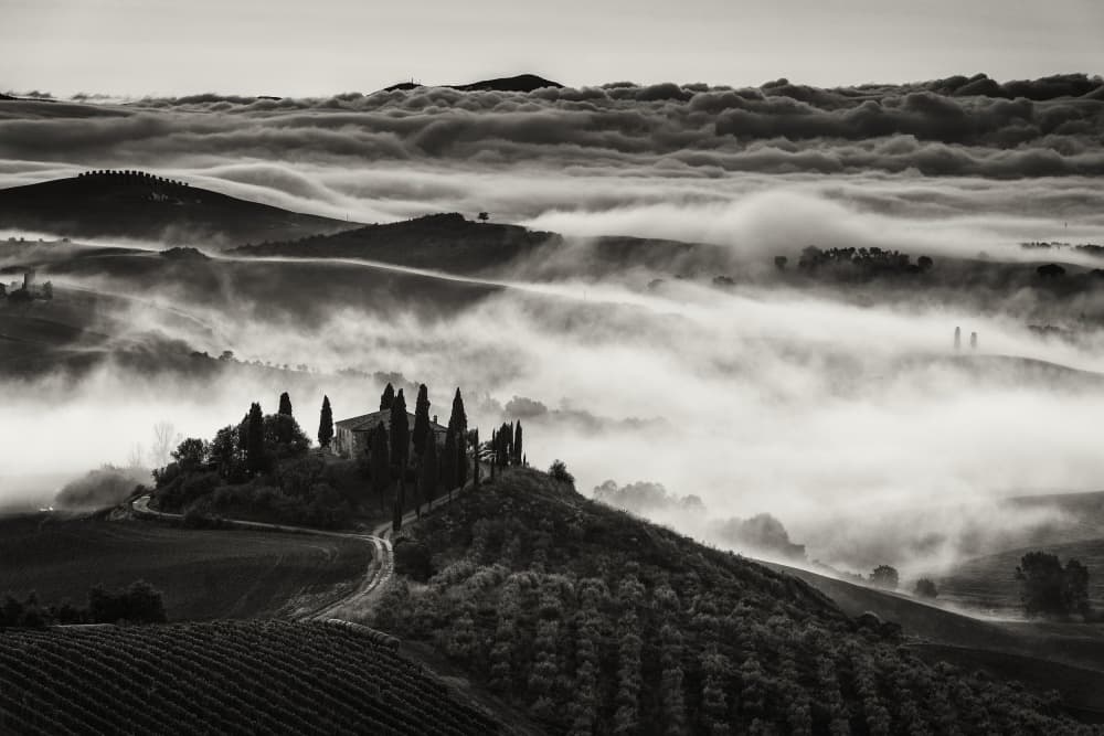 Misty Tuscan Morning