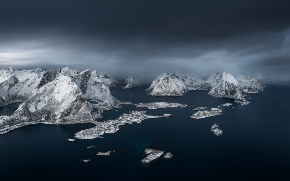 Dramatic Northern Islands by NingYun Ye — canvas wall art