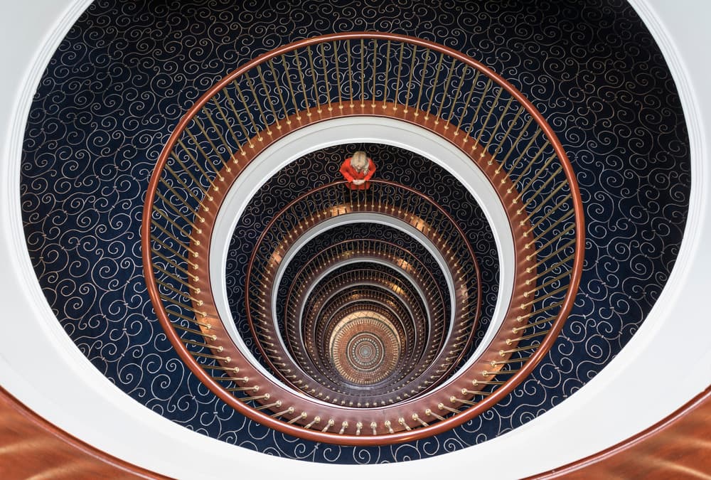 Endless Spiral Staircase by Paul Killeen — canvas wall art