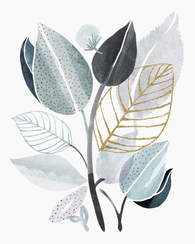 Forest Bouquet Collage 3 by Kristian Gallagher — canvas wall art